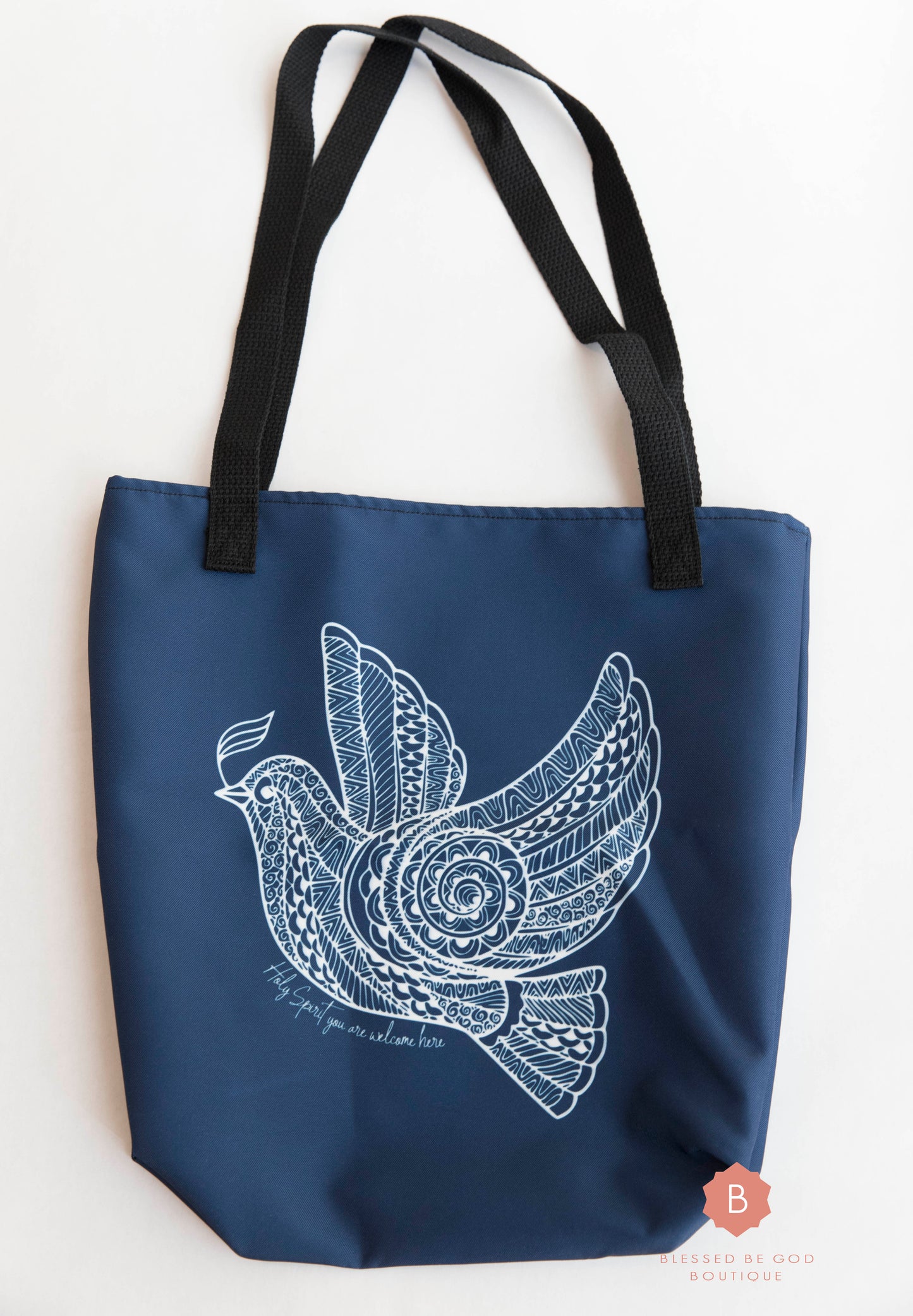 Holy Spirit Tote Bag, Catholic Tote - RTS