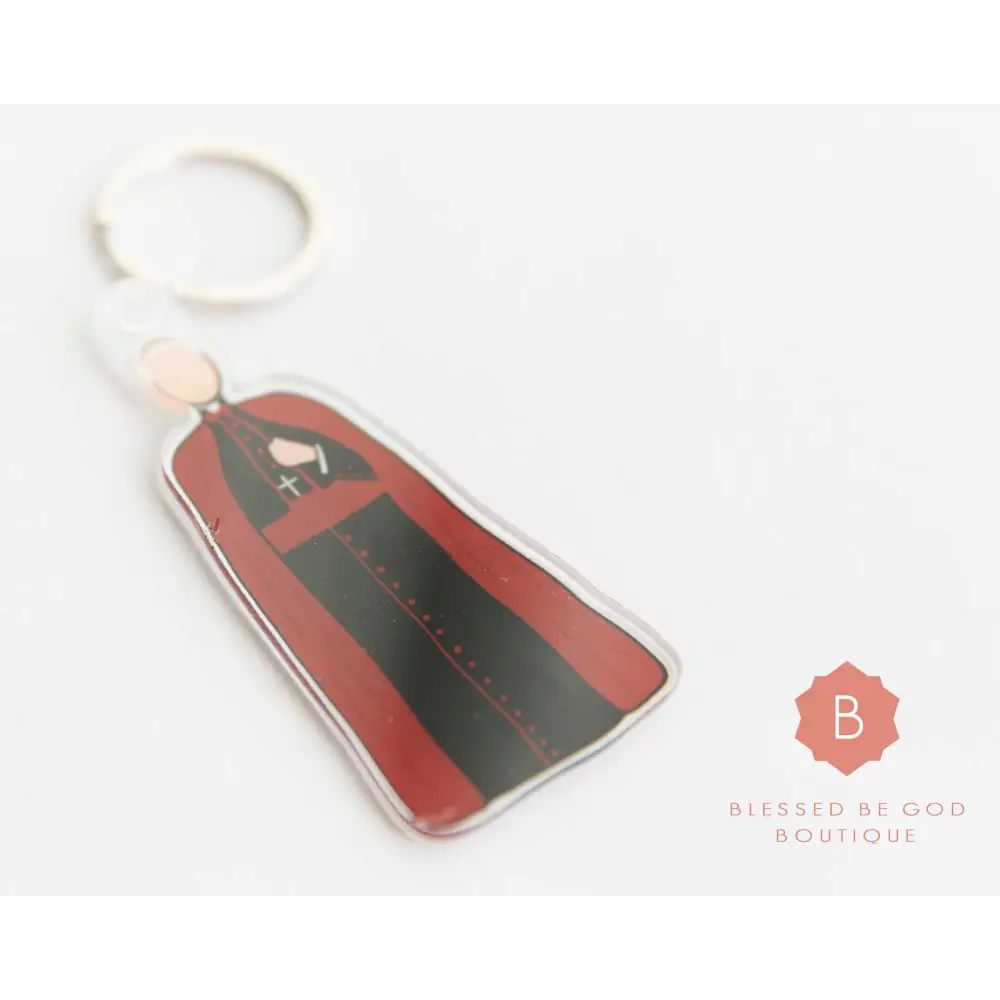 Catholic Acrylic Keychain Fulton Sheen - Keychains