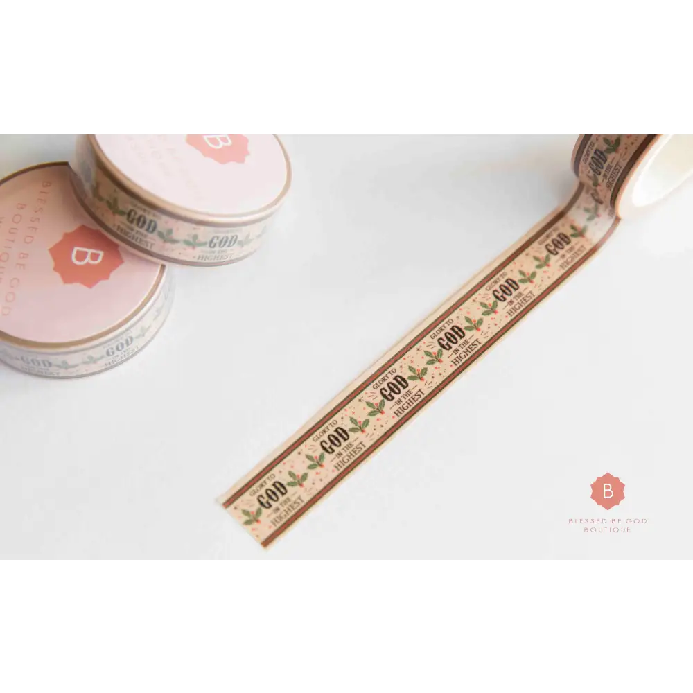 Glory to God Washi Tape - washi tape