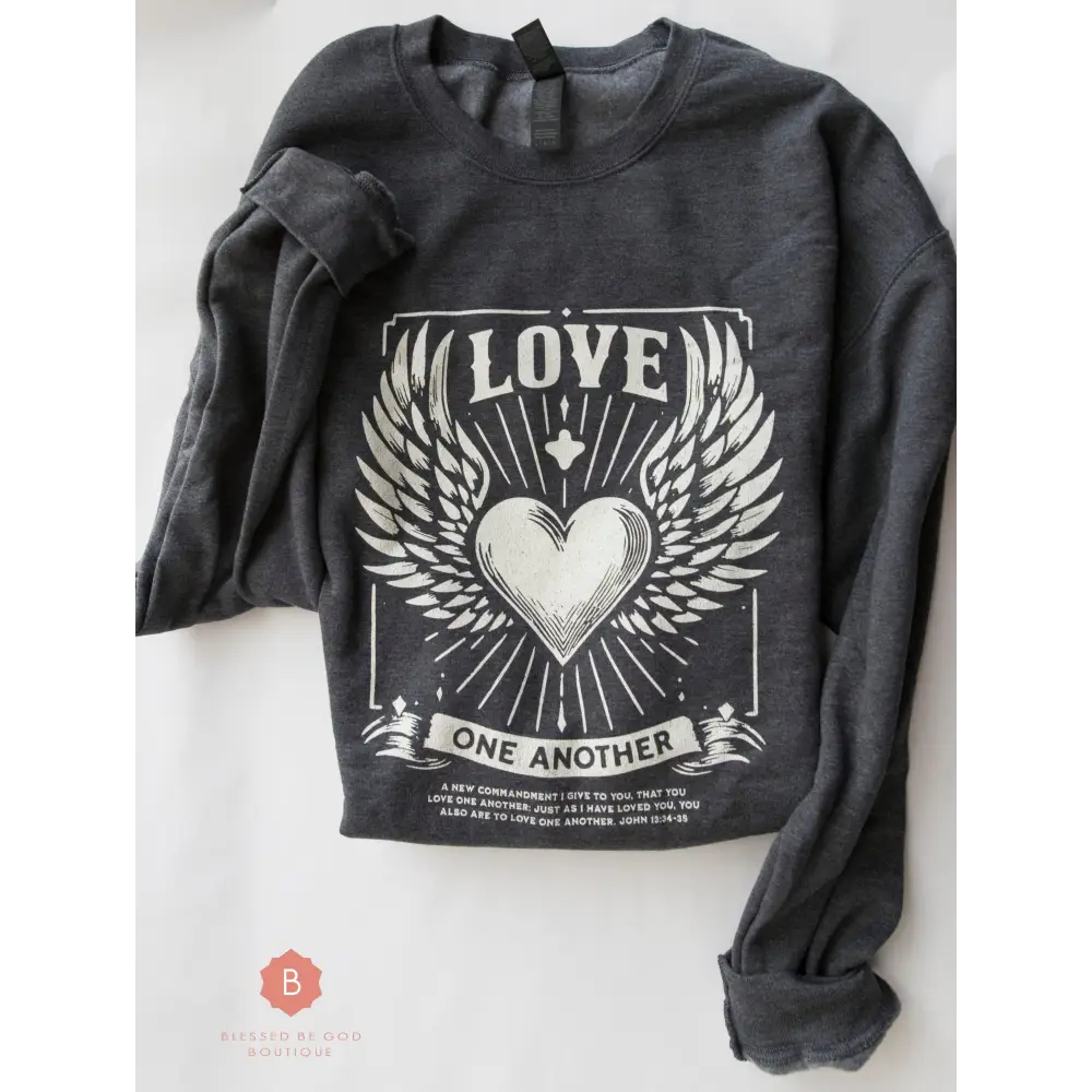 Love One Another Catholic Sweatshirt - Sweatshirt