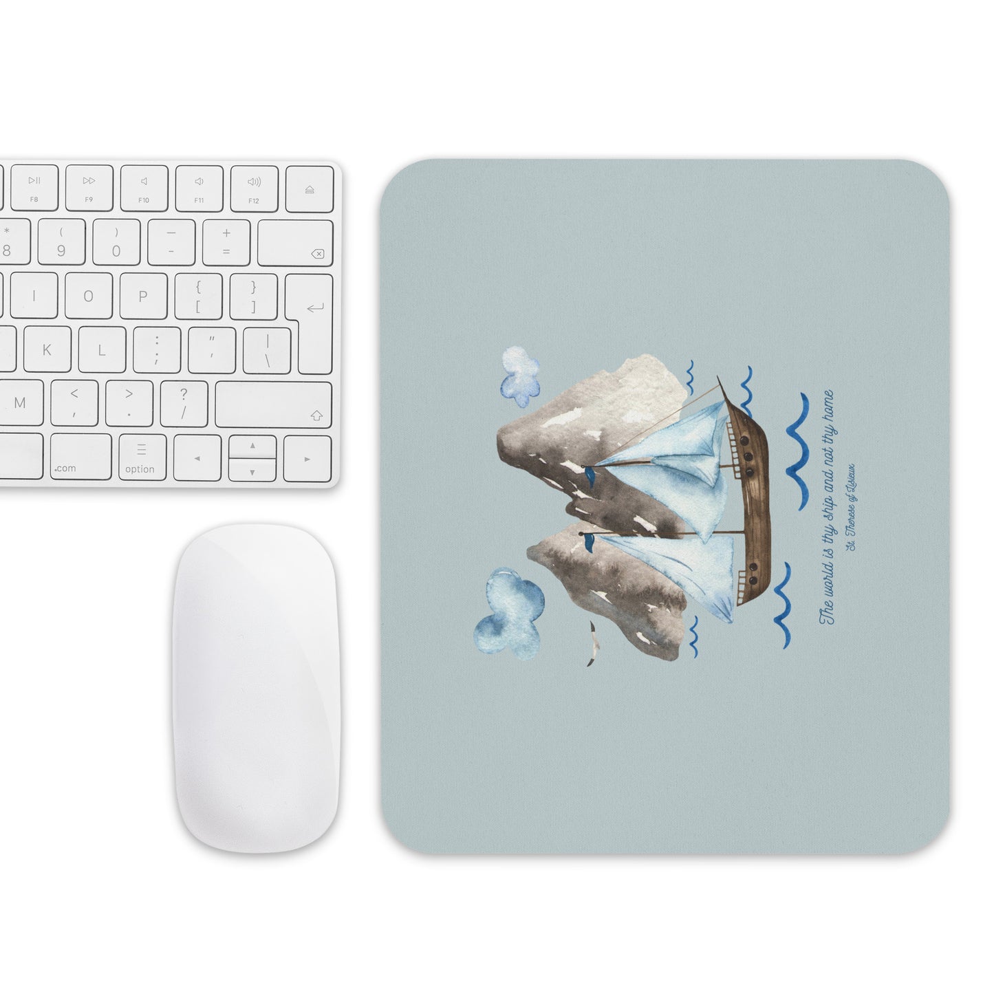 Catholic mouse pad, St. Therese of Lisieux