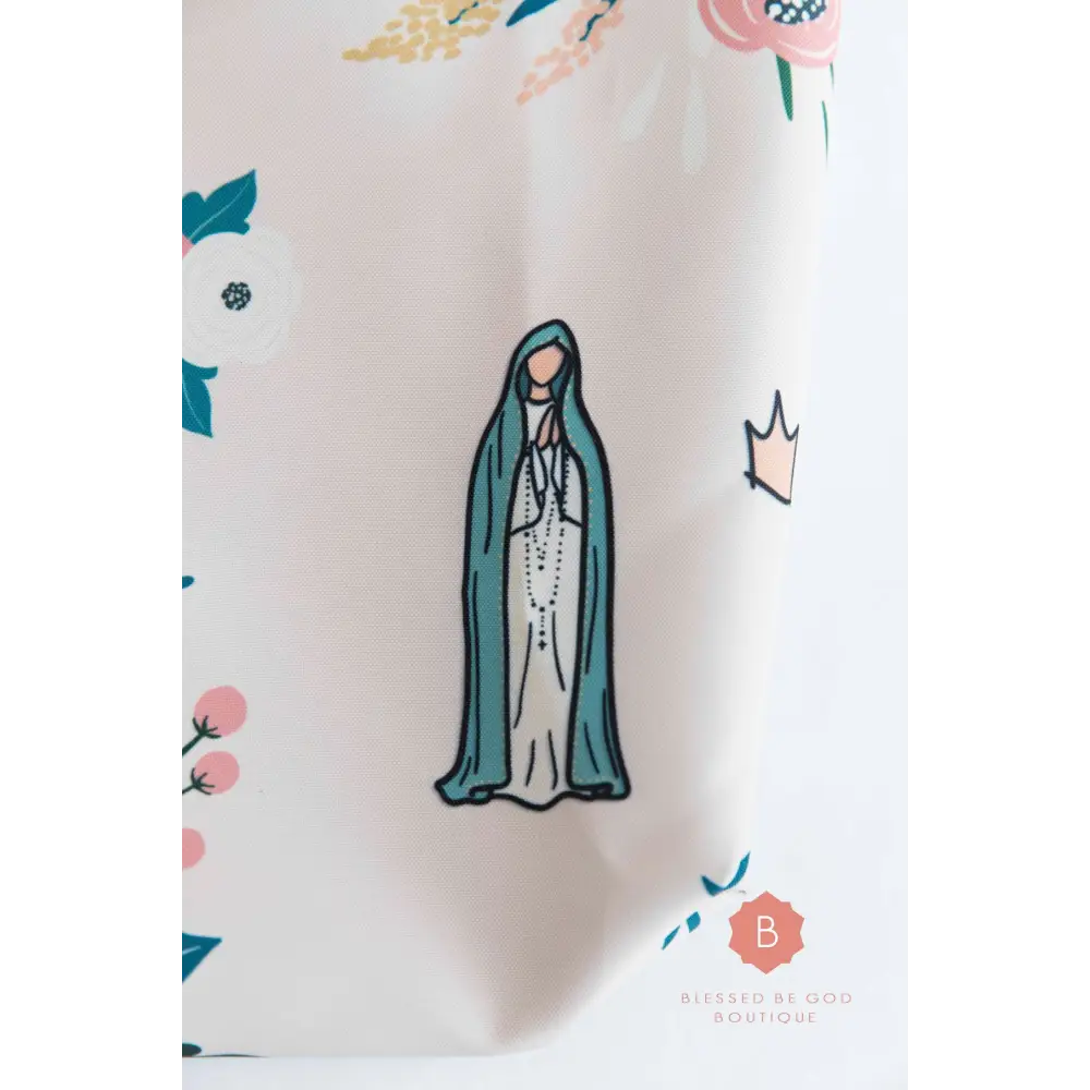 Our Lady of Fatima Catholic Tote Bag