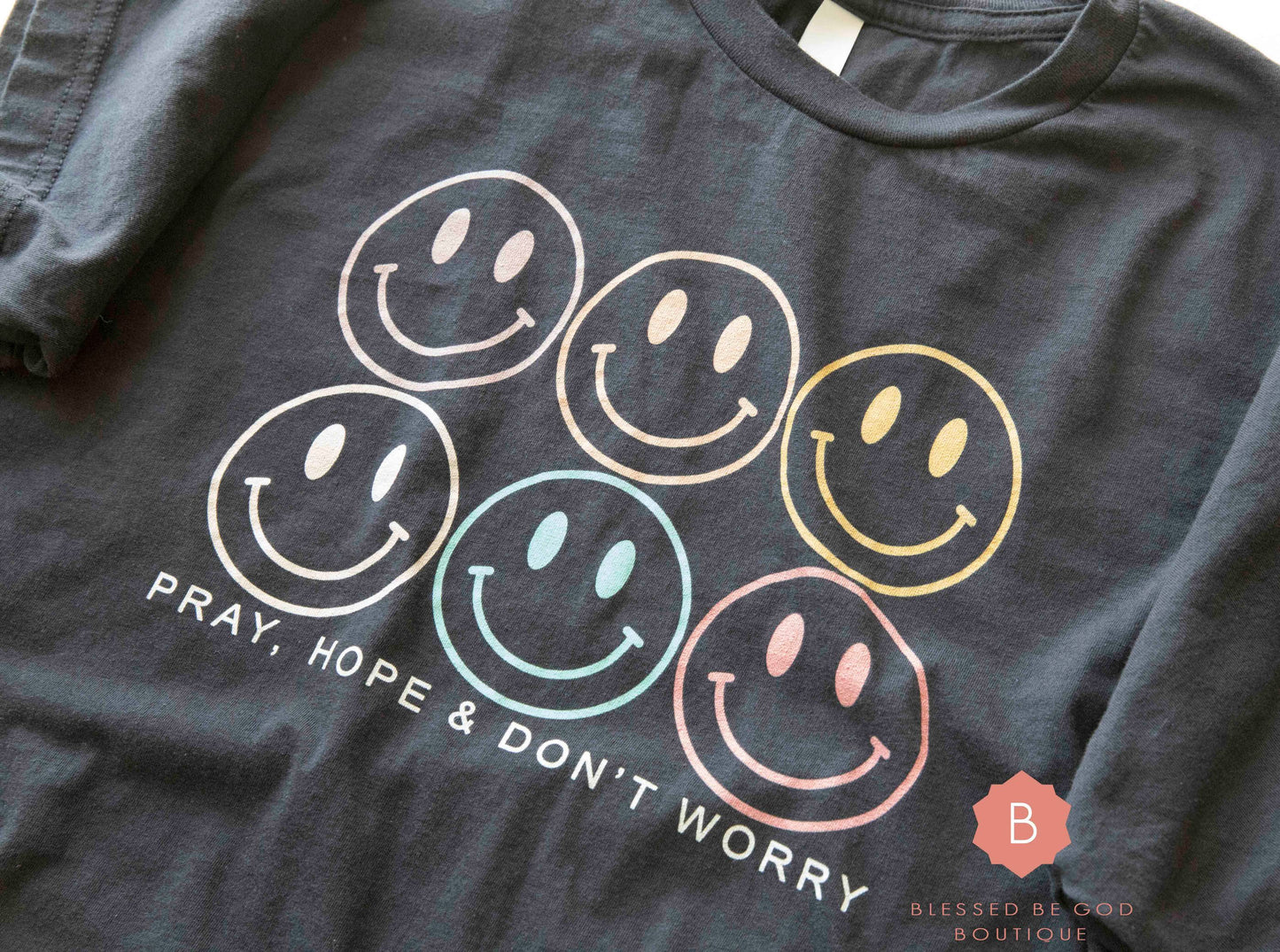 Smiley Catholic t-shirt Padre Pio - T-Shirt