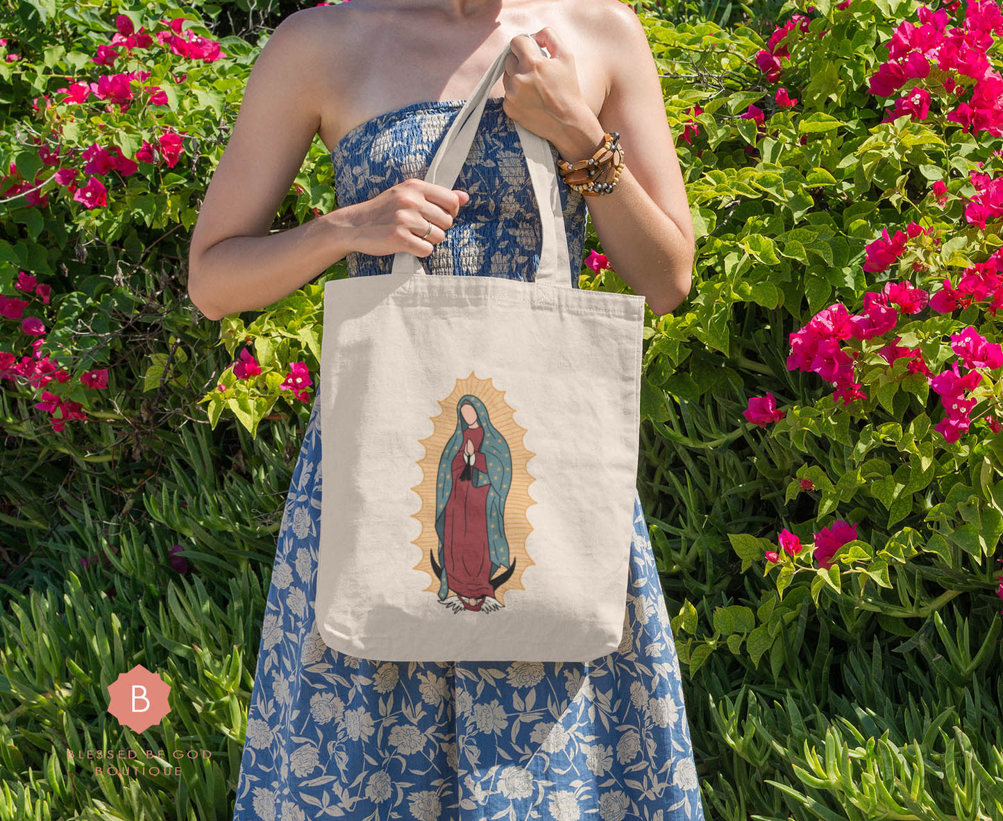 Our Lady of Guadalupe Catholic Tote - RTS