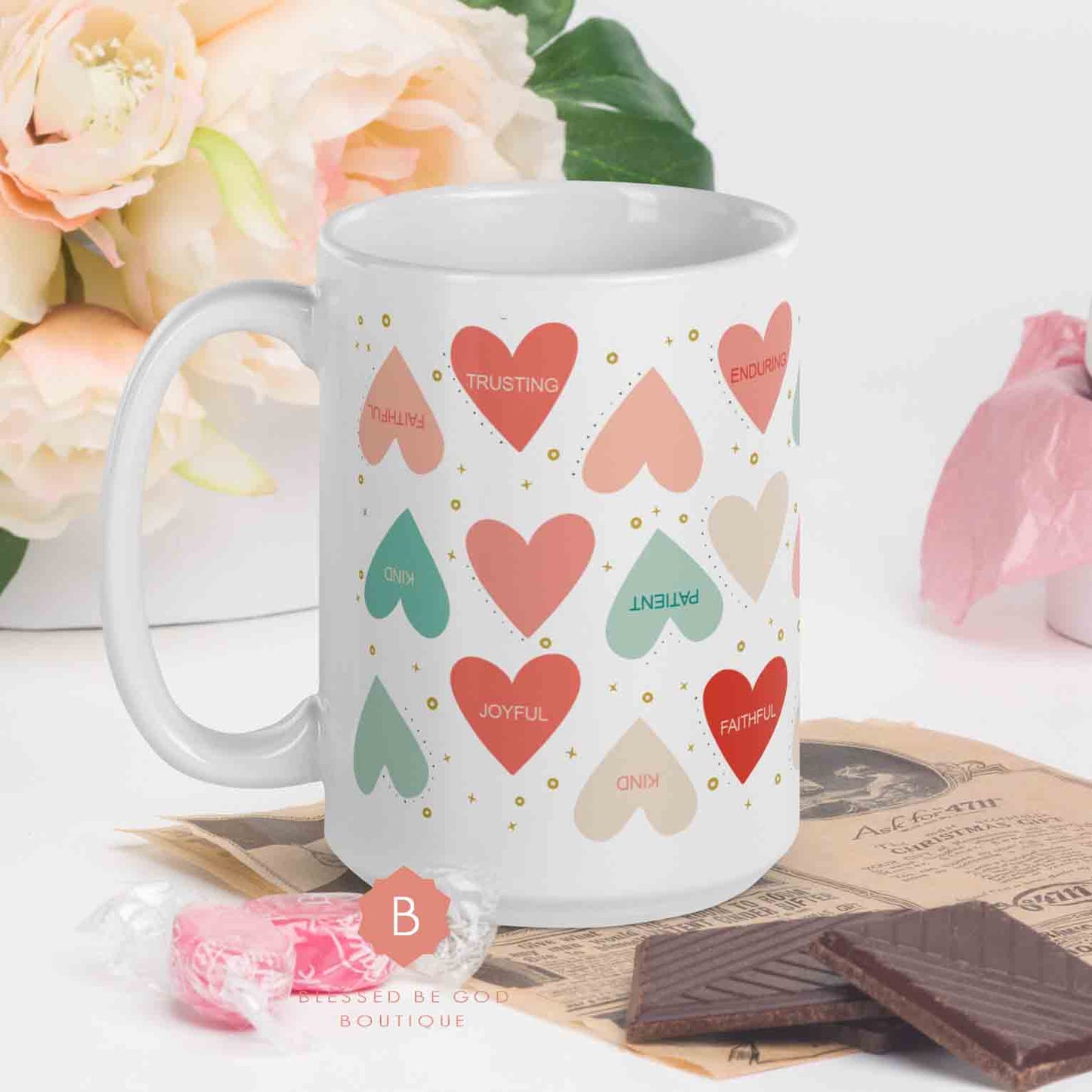 Valentine’s Day Catholic Coffee Mug 15oz - Mug
