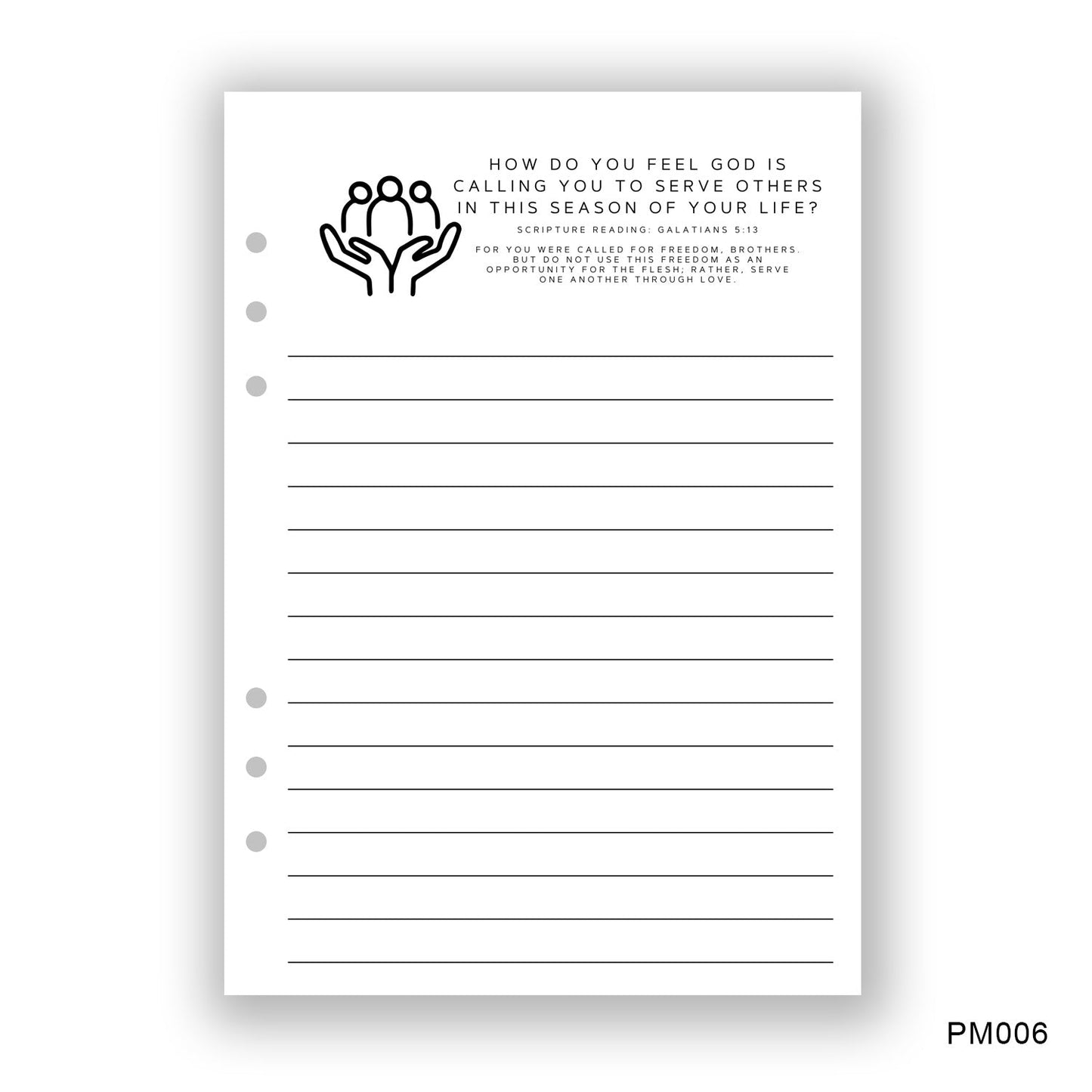 Your Calling Journaling Page - Paper products