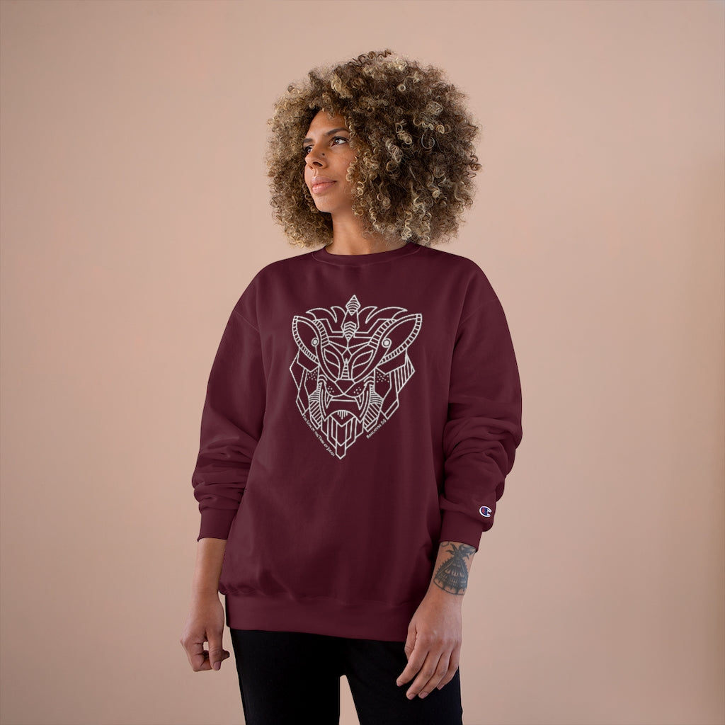 Lion of the Tribe of Judah men's sweatshirt, Champion