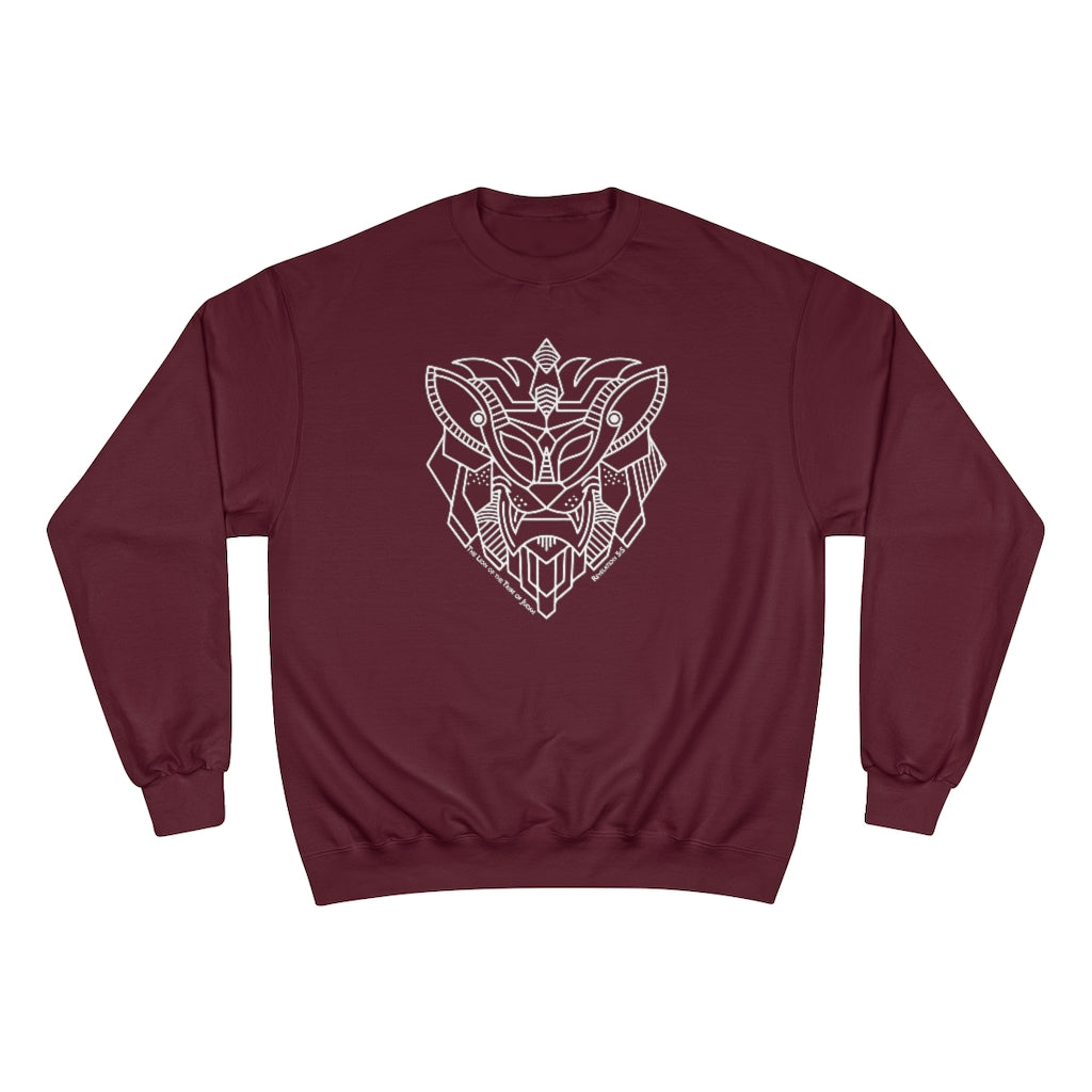 Lion of the Tribe of Judah men's sweatshirt, Champion