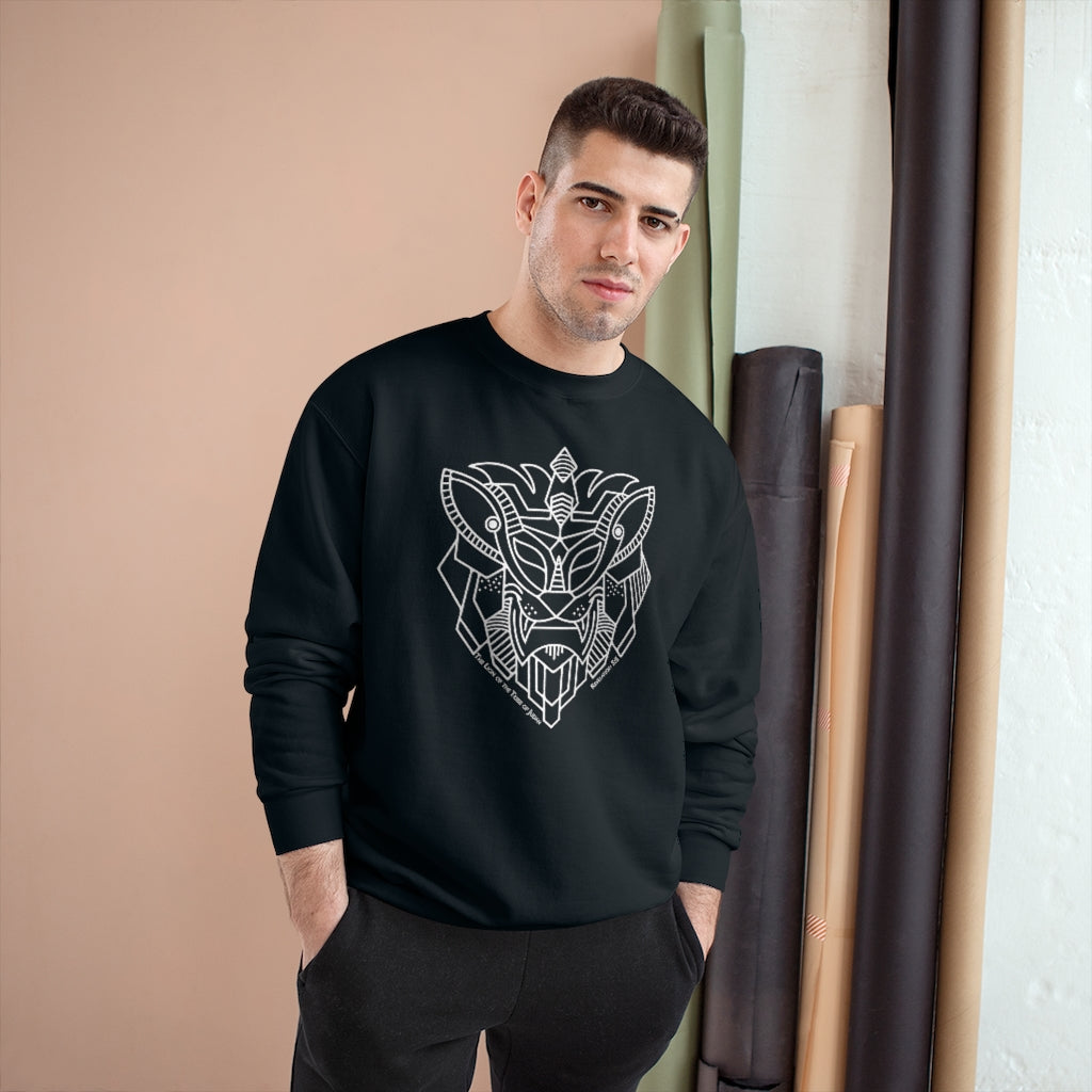 Lion of the Tribe of Judah men's sweatshirt, Champion