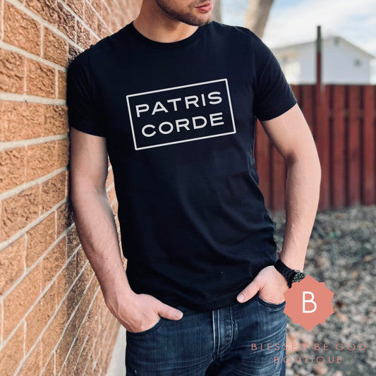 Patris Corde Men's Catholic t-shirt