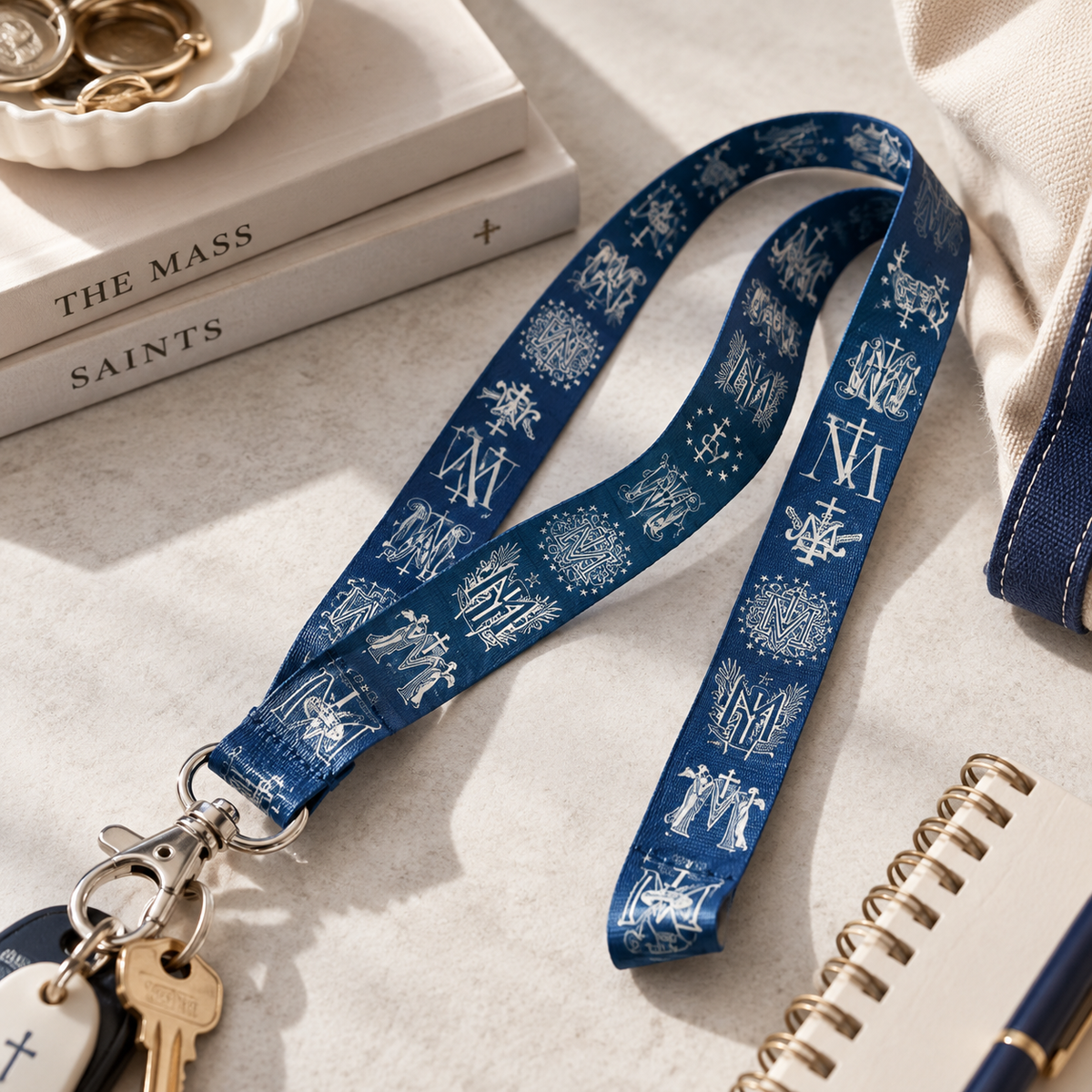 Catholic lanyard, keychain