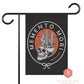 Halloween Catholic Garden Flag