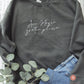 Ave Maria Unisex Premium Sweatshirt, Embroidered