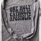 Catholic shirt Christian Nicene Creed Hail Mary Rosary Catholic gifts