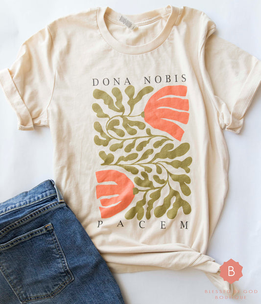 Dona Nobis Pacem, Peace, Catholic shirt