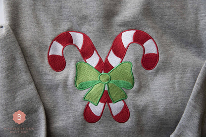 Candy Canes Unisex Premium Sweatshirt