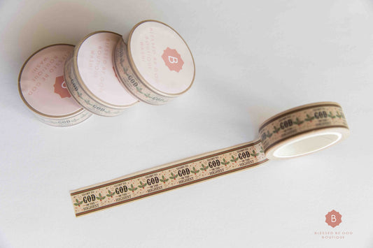 Glory to God Washi Tape