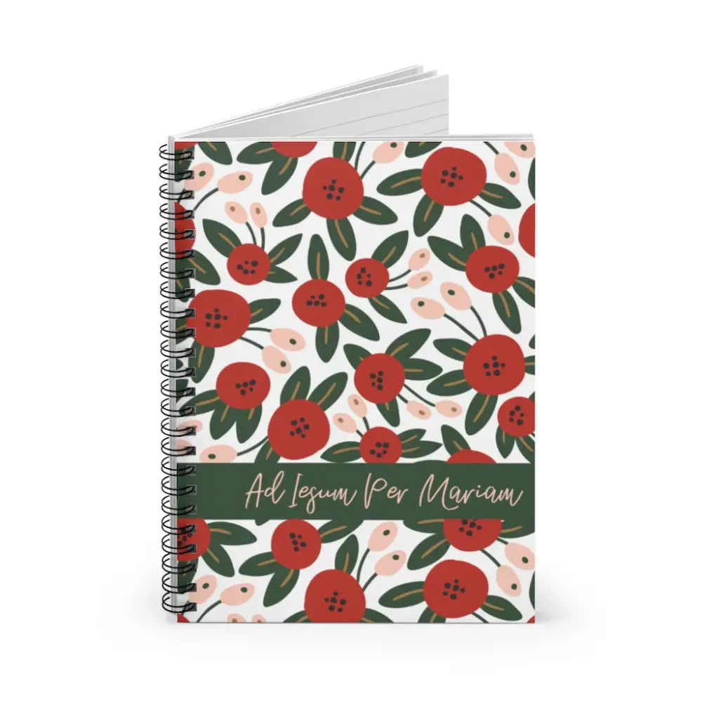 Ad Iesum Per Mariam Catholic Notebook - One Size - Paper products