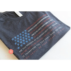 American Flag Catholic scripture t-shirt - Shirts & Tops