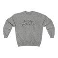 Ave Maria Catholic Sweatshirt Grey White Pink - L / Sport Grey - Sweatshirt