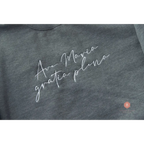 Ave Maria Unisex Premium Sweatshirt Embroidered - Sweatshirt