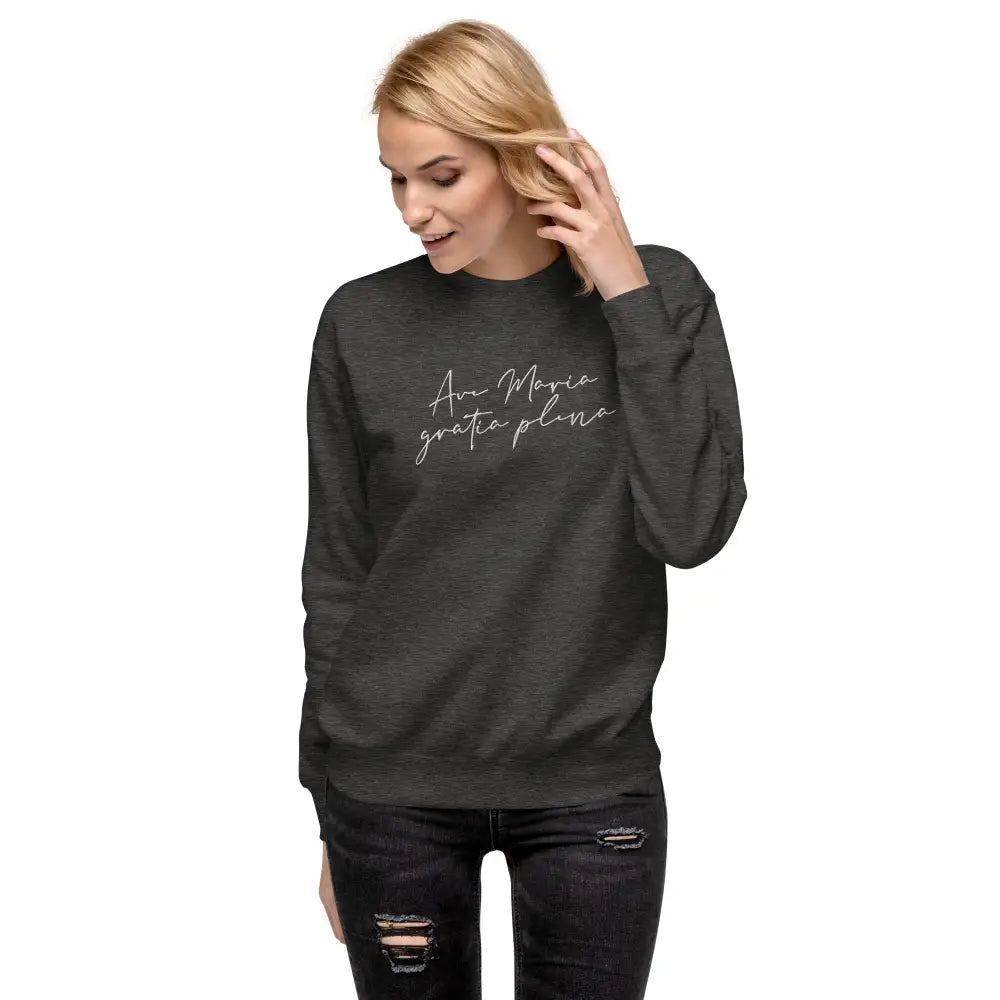 Ave Maria Unisex Premium Sweatshirt - RTS - Sweatshirt
