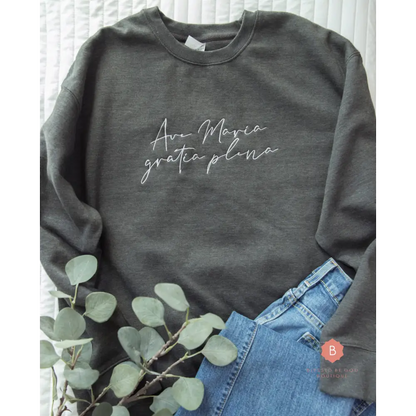 Ave Maria Unisex Premium Sweatshirt - RTS - Sweatshirt