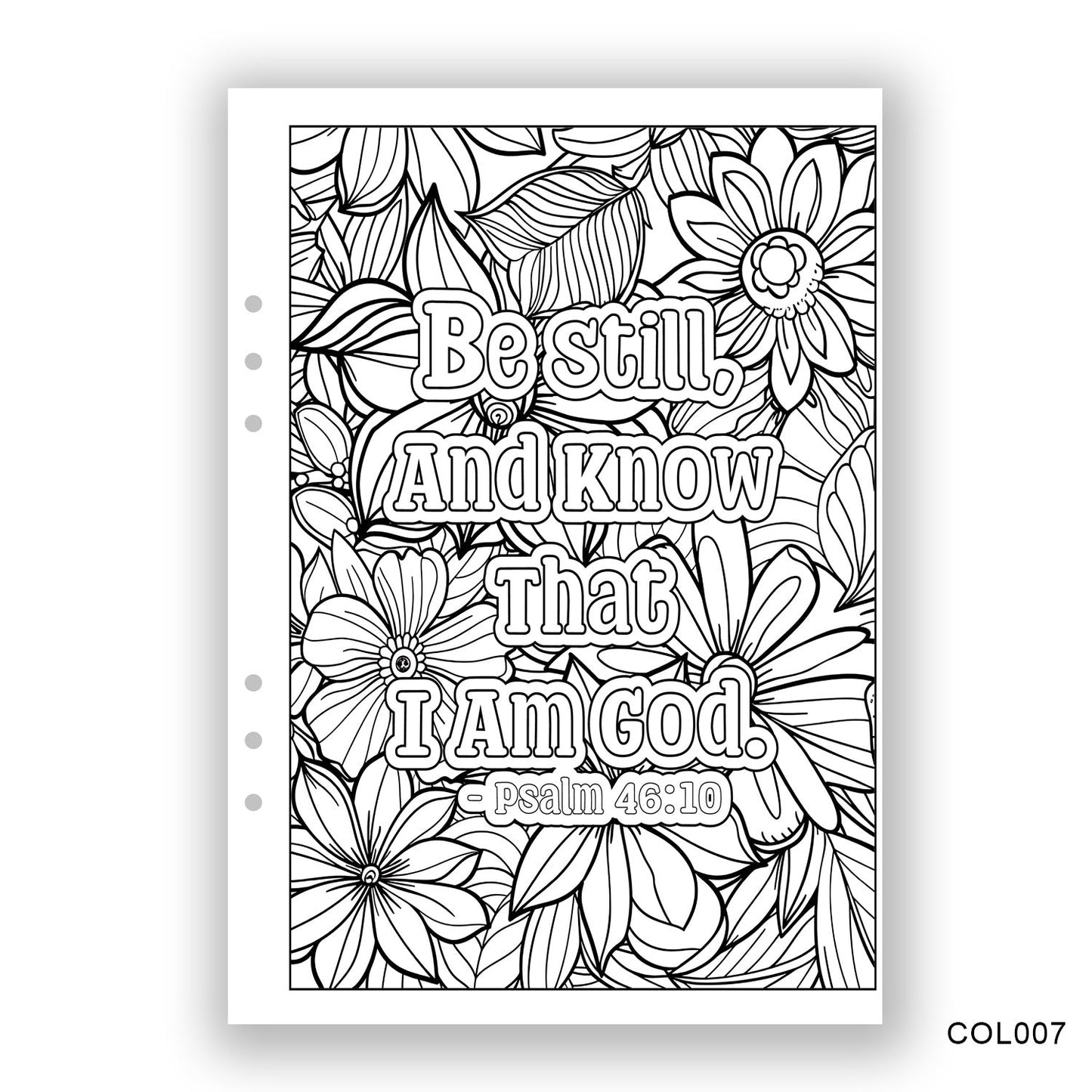 Be Still Journaling Page - Paper products