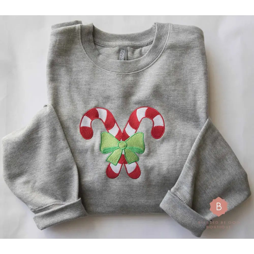 Candy Canes Unisex Premium Sweatshirt - Sweatshirt