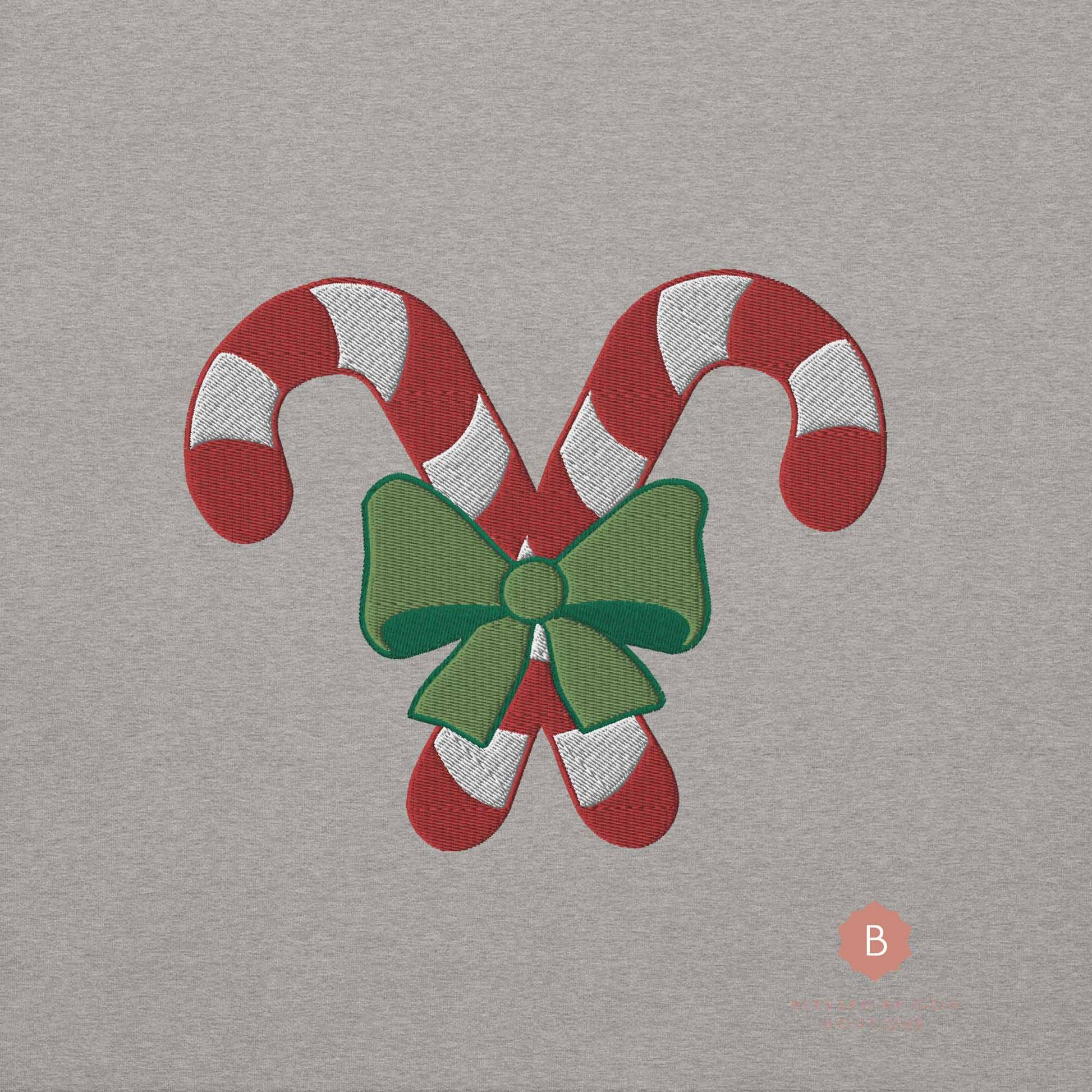 Candy Canes Unisex Premium Sweatshirt - Sweatshirt