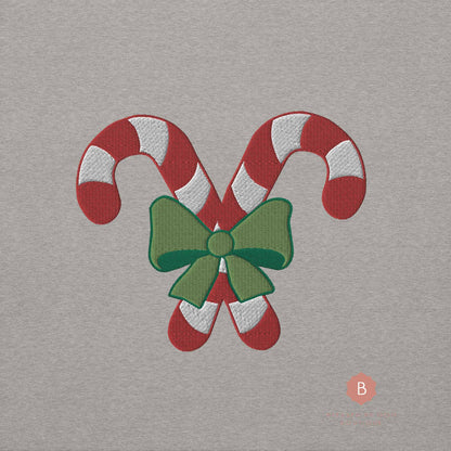 Candy Canes Unisex Premium Sweatshirt - Sweatshirt