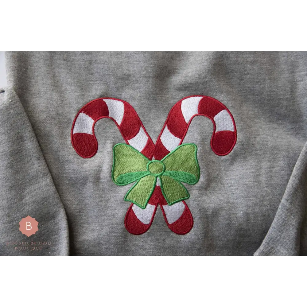 Candy Canes Unisex Premium Sweatshirt - Sweatshirt