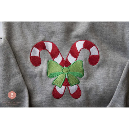Candy Canes Unisex Premium Sweatshirt - Sweatshirt