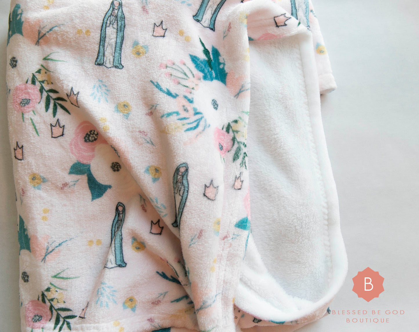 Catholic Blanket Our Lady of Fatima 30’’x40’’ - RTS - blanket