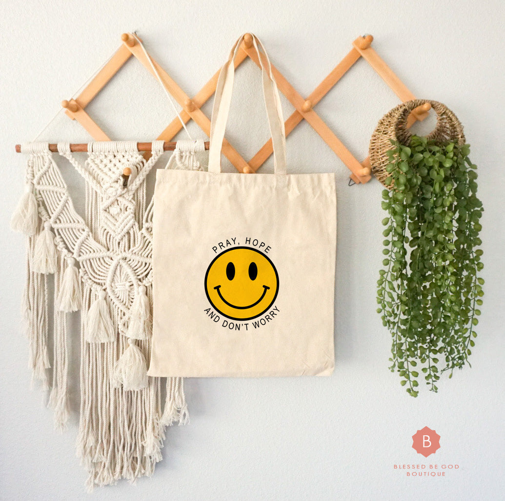 Catholic Canvas Tote Padre Pio - Natural / 15’’ x 16’’ - Bags