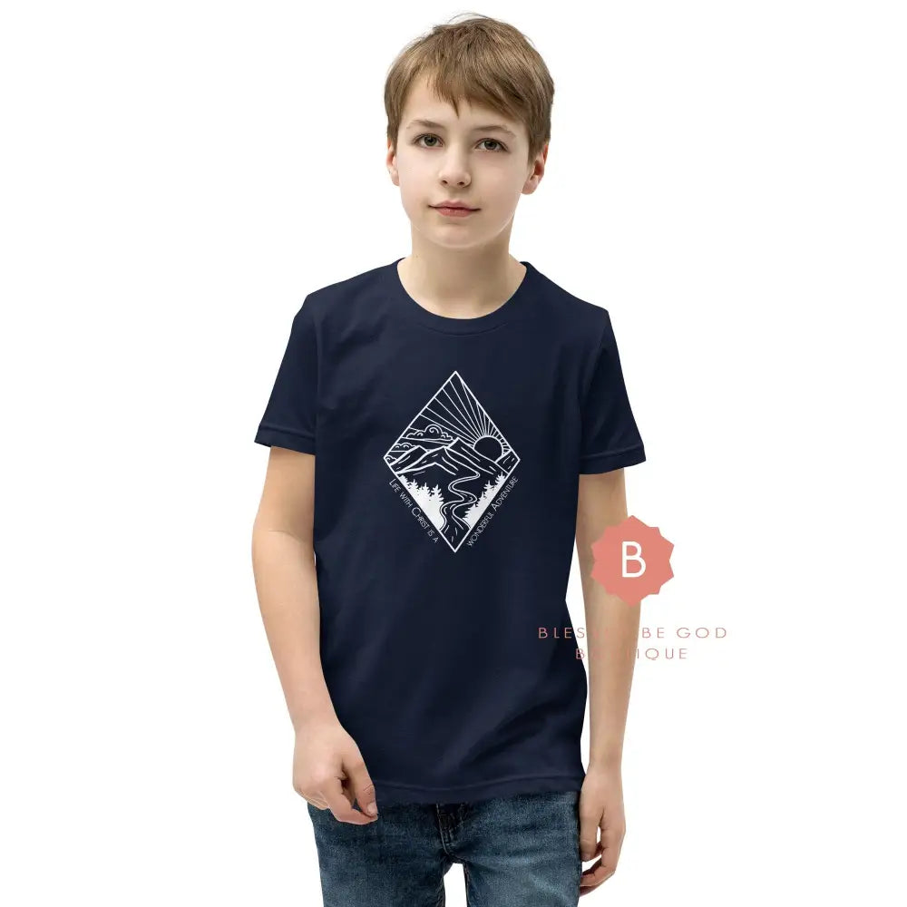 Catholic Children’s shirt Life with Christ is an Adventure - T-Shirt