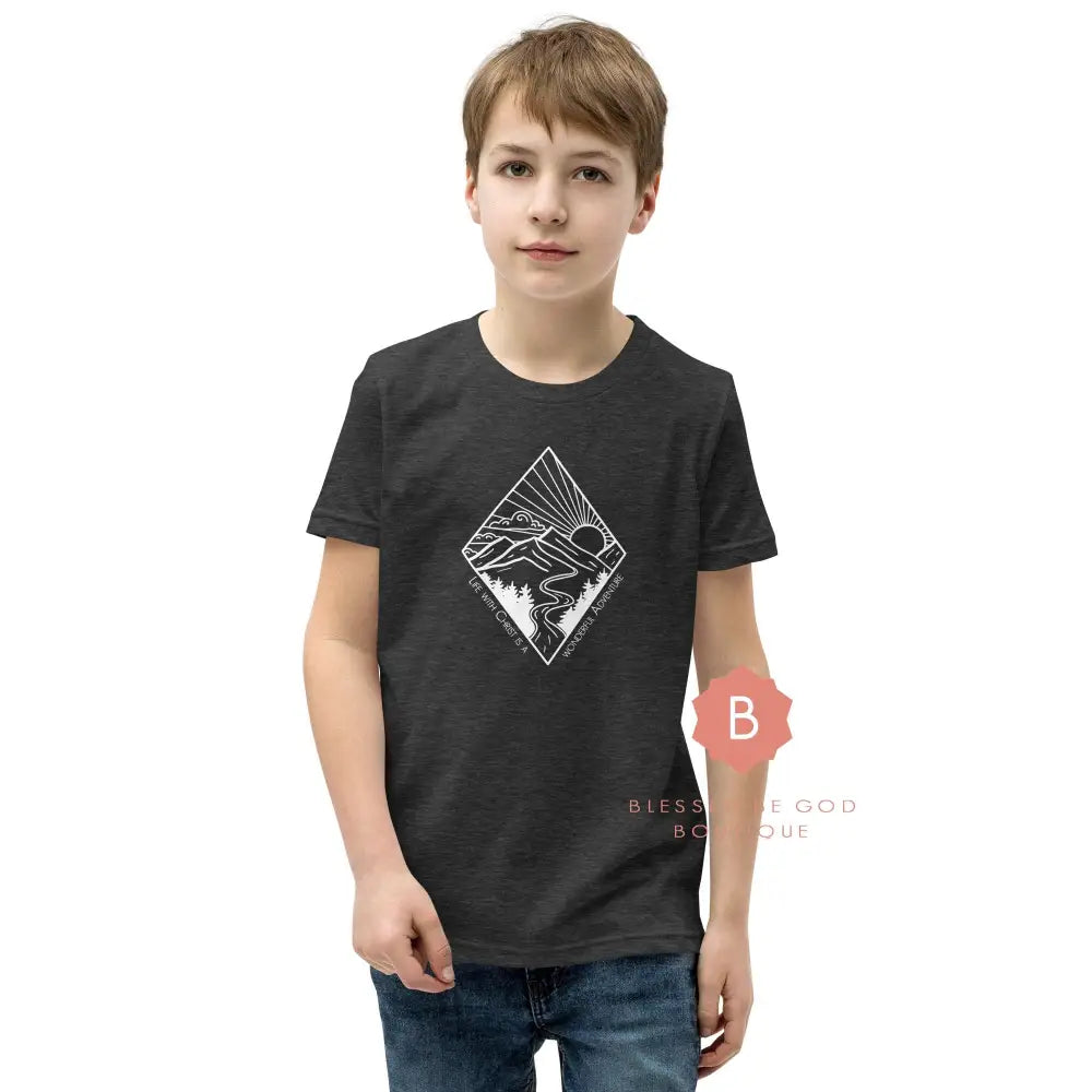Catholic Children’s shirt Life with Christ is an Adventure - T-Shirt