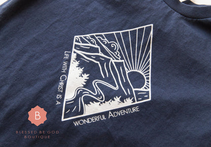 Catholic Children’s shirt Life with Christ is an Adventure - T-Shirt