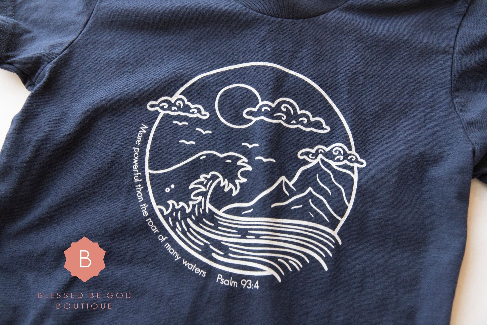 Catholic Children’s shirt More Powerful than the Roar of Many Waters - T-Shirt