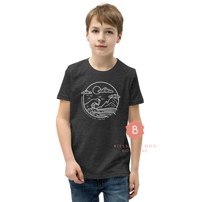 Catholic Children’s shirt More Powerful than the Roar of Many Waters - T-Shirt