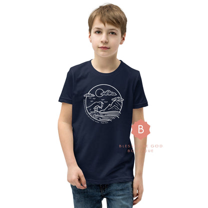 Catholic Children’s shirt More Powerful than the Roar of Many Waters - T-Shirt