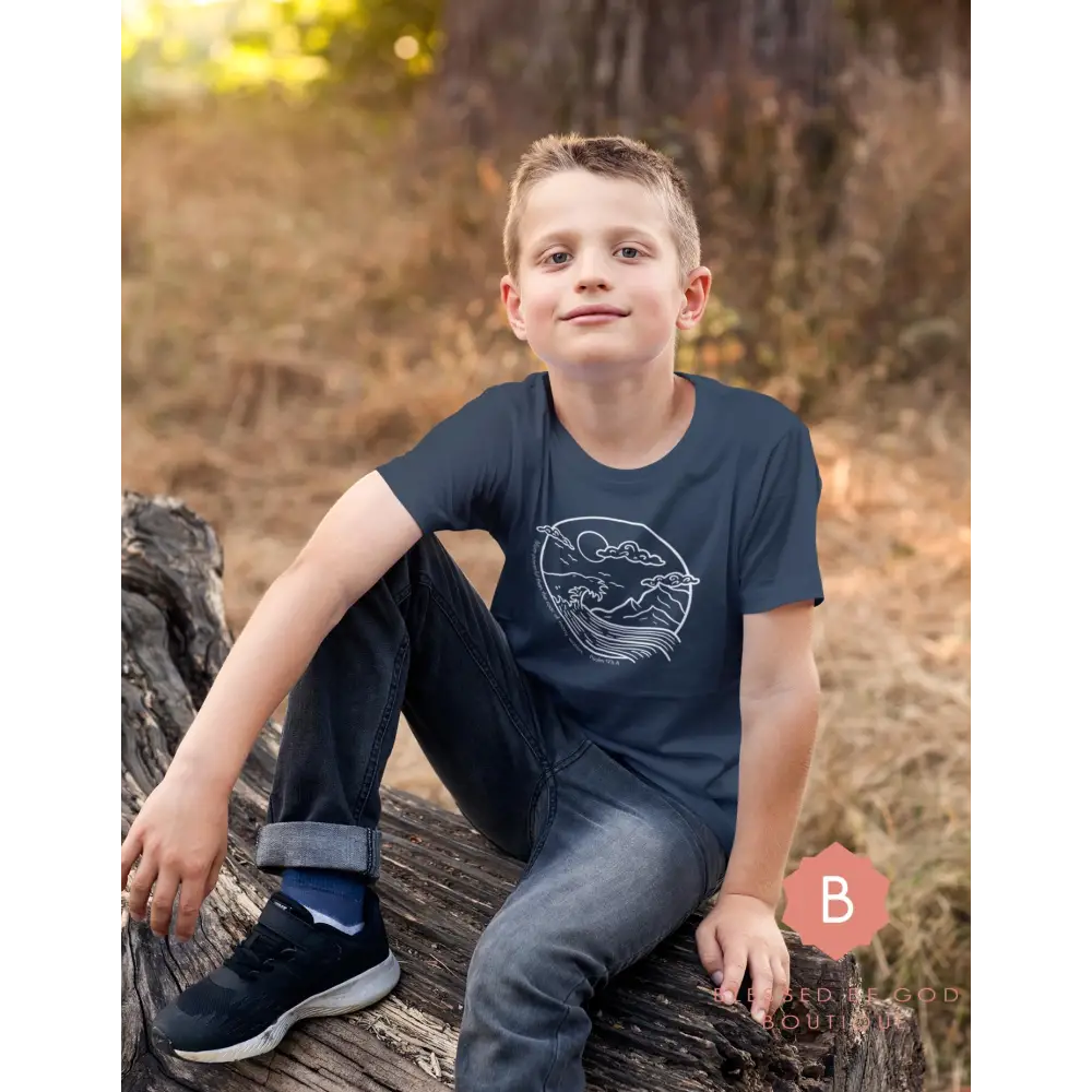 Catholic Children’s shirt More Powerful than the Roar of Many Waters - T-Shirt
