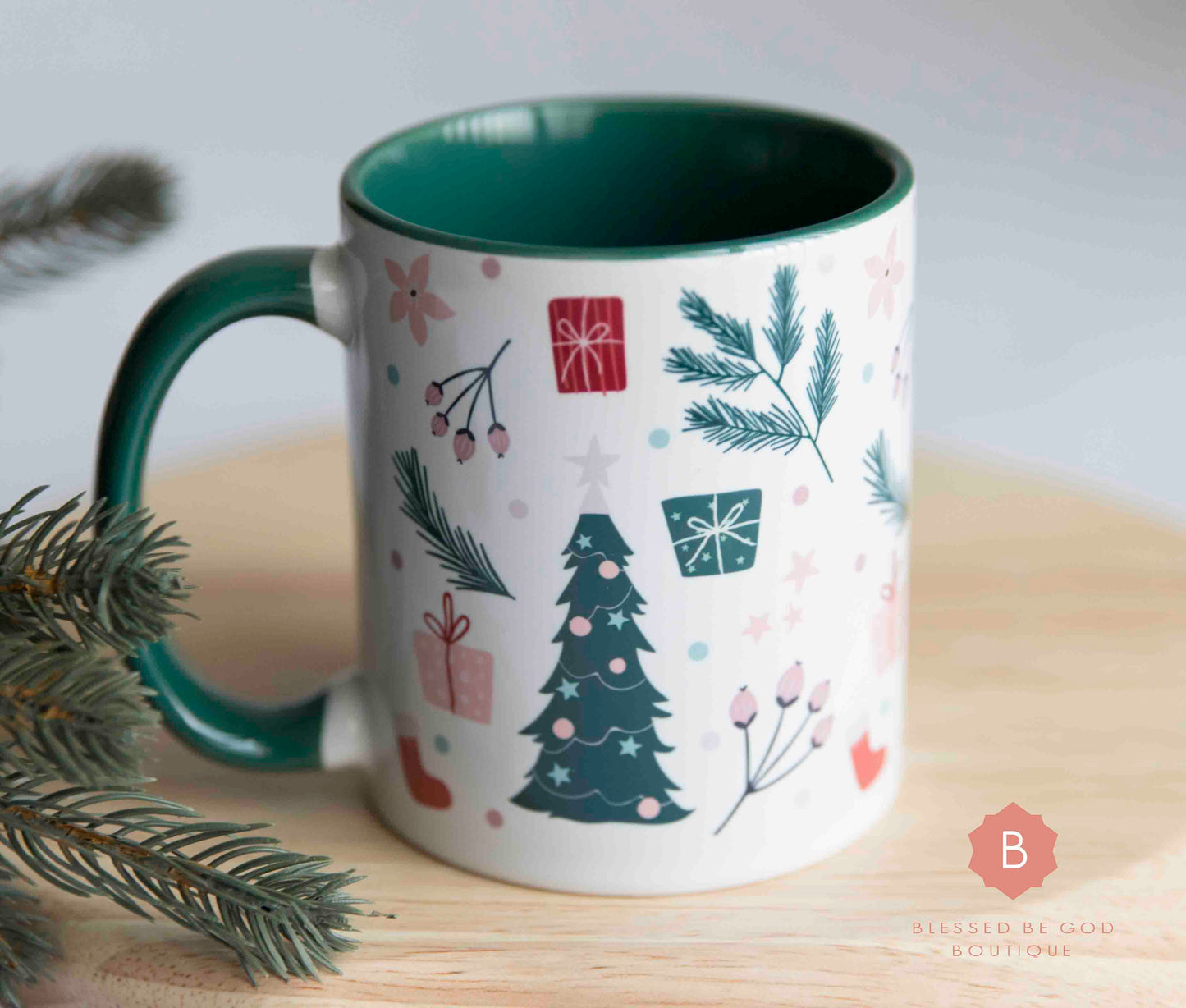 Catholic Christmas Mug green - Mug