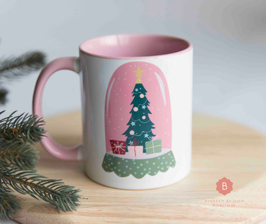 Catholic Christmas Mug pink - Mug