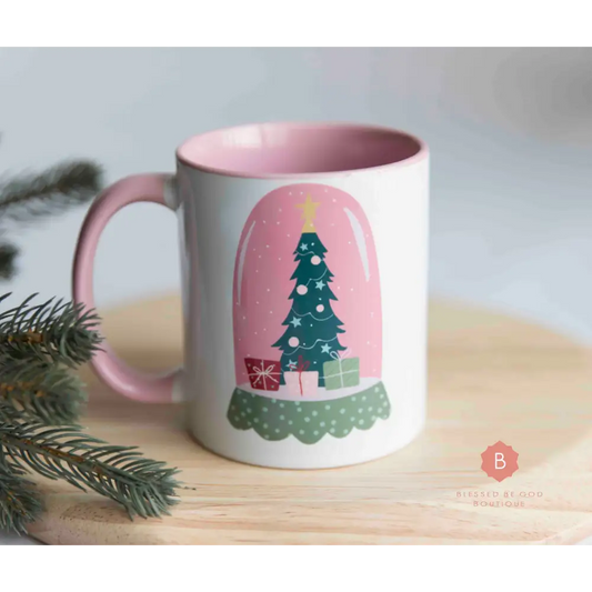 Catholic Christmas Mug pink - Mug