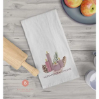 Catholic Dish Towel Advent - White / 28’’ × 28’’ - Home Decor