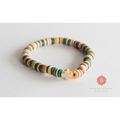 Catholic Heishi bracelet cross multi - bracelet