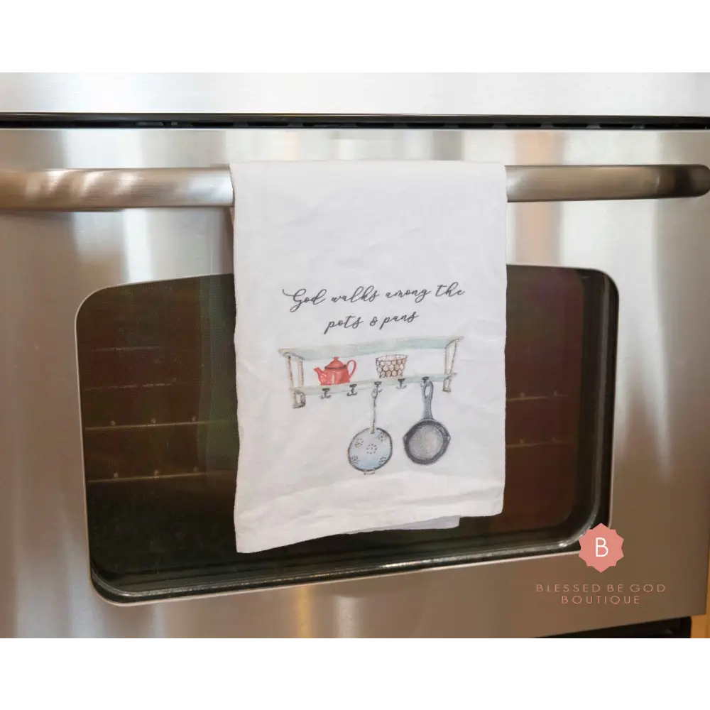 Catholic Kitchen Towel St. Teresa quote - White / 28’’ × 28’’ - Home Decor