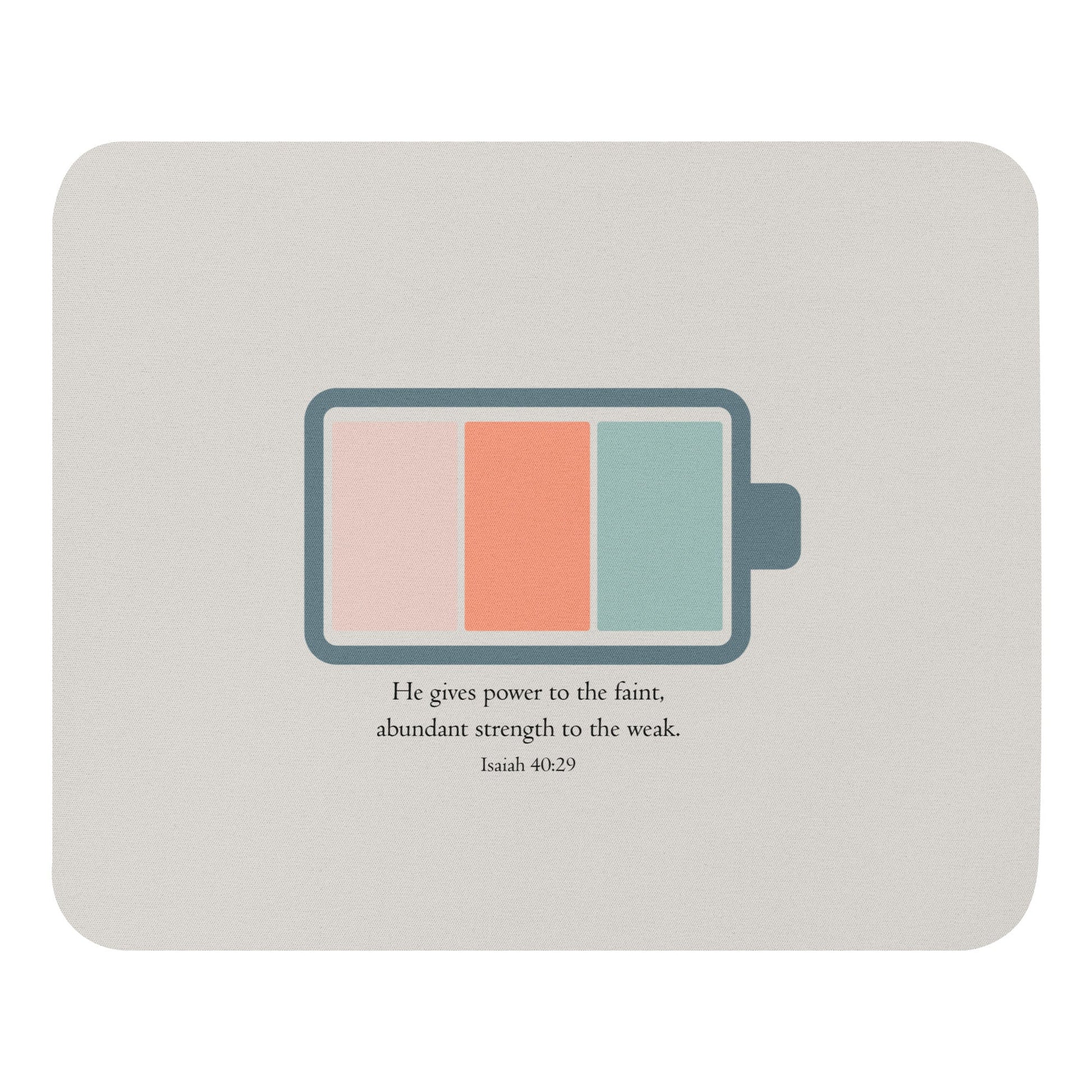 Catholic mouse pad Isaiah 40 - mouse pad