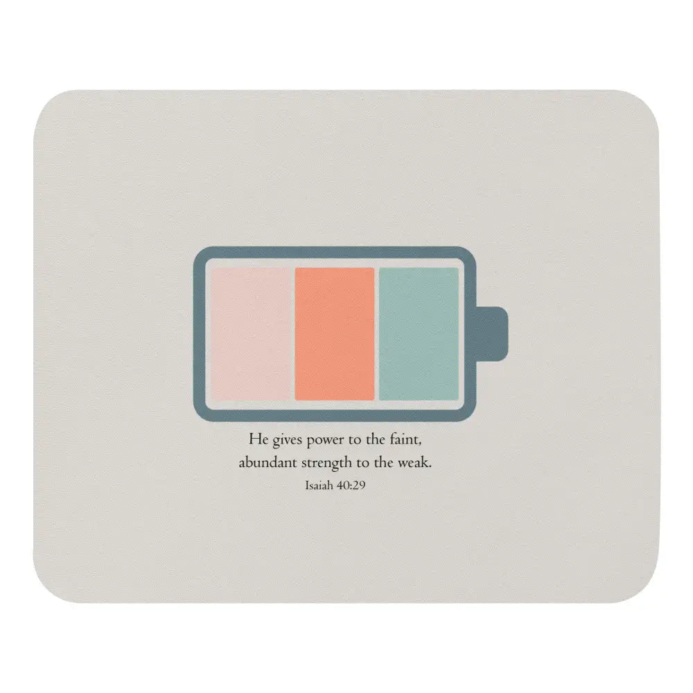 Catholic mouse pad Isaiah 40 - mouse pad